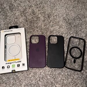 Magnitude/Apple Phone Cases - Purple, Black, Clear for iPhone 16 Pro